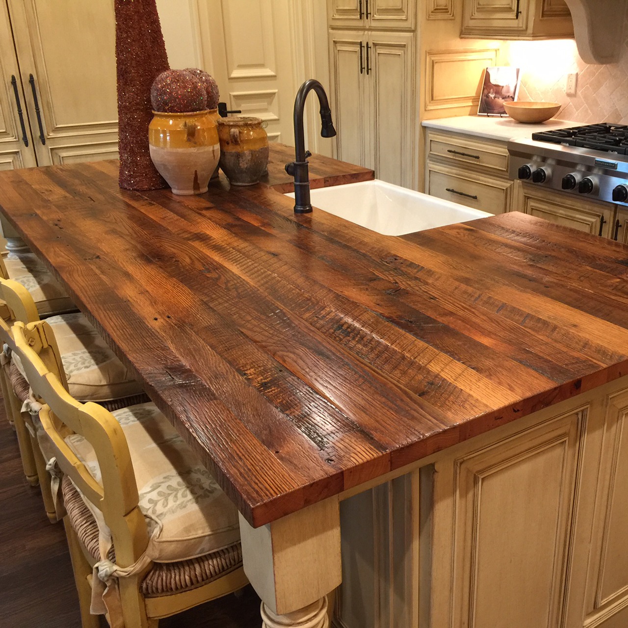 shorthand Refrigerate risk Reclaimed Wood Countertops | Elmwood Reclaimed Timber