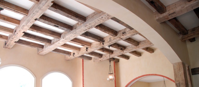 Hand Hewn Barn Beams