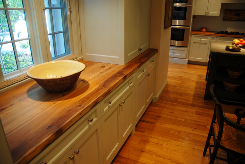 Antique White Oak-Select Floors and Hickory Countertops