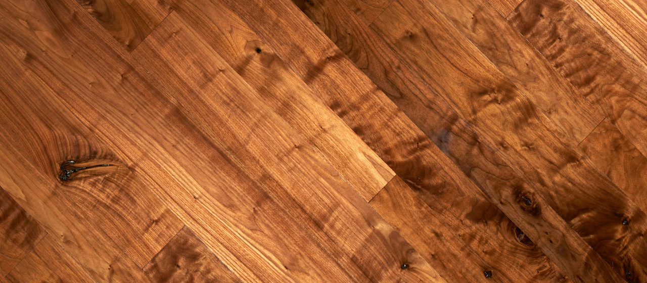 Wide Plank Traditional Walnut Hardwood, Elm Wood Flooring Hardness