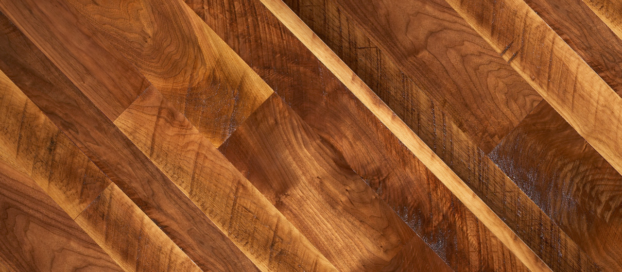 Rustic Walnut Hardwood Flooring, Unfinished American Walnut Hardwood Flooring