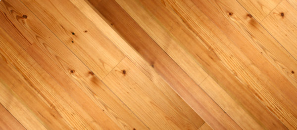 Reclaimed Antique Heart Pine Flooring Detail