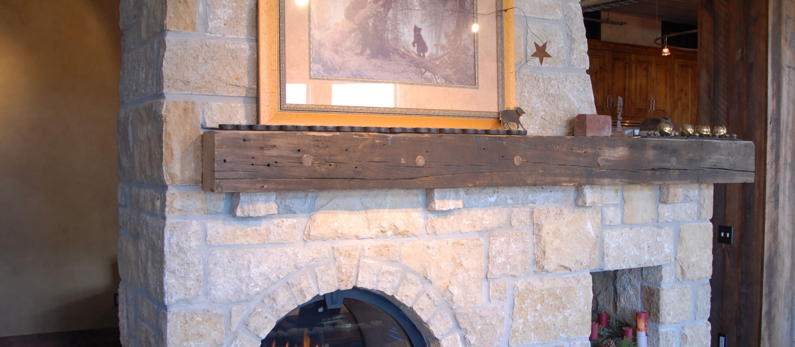 Rough Sawn Beam Fireplace Mantle 8x8, Rough Cut Fireplace Mantels