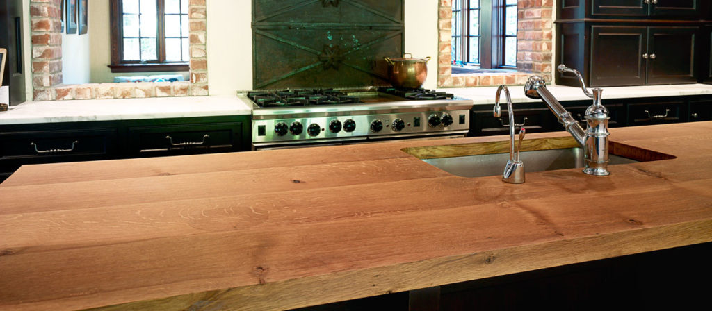 White Oak Counter Island Top