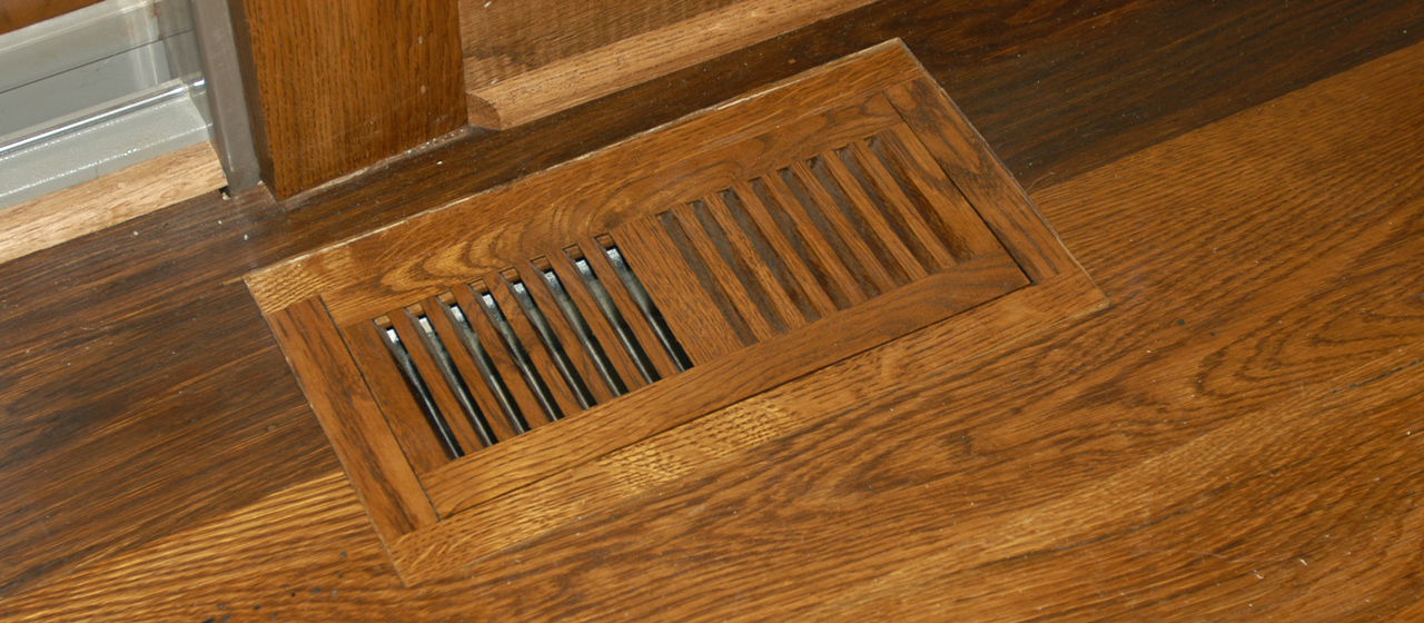 Custom Wood Floor Vents Elmwood, Floor Vents For Hardwood Floors