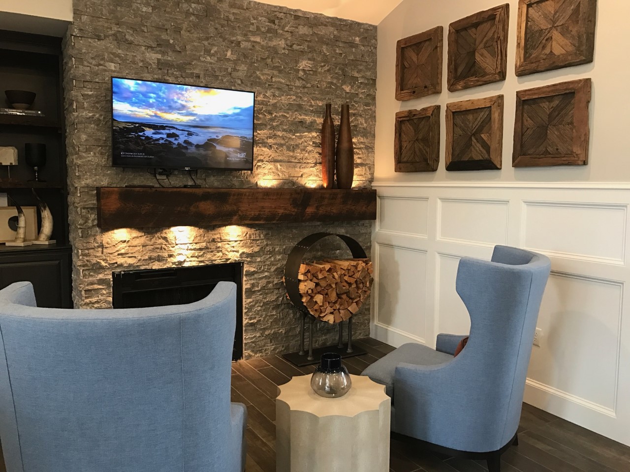 7 Design Ideas Using Dark Wood Fireplace Mantels Elmwood Reclaimed Timber