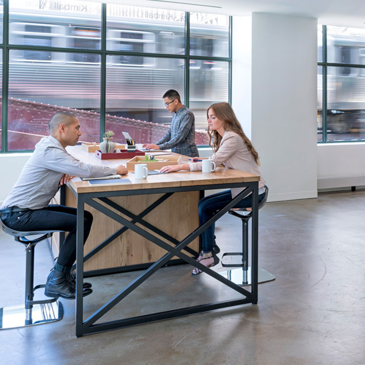 White Oak Table Biophilic Design