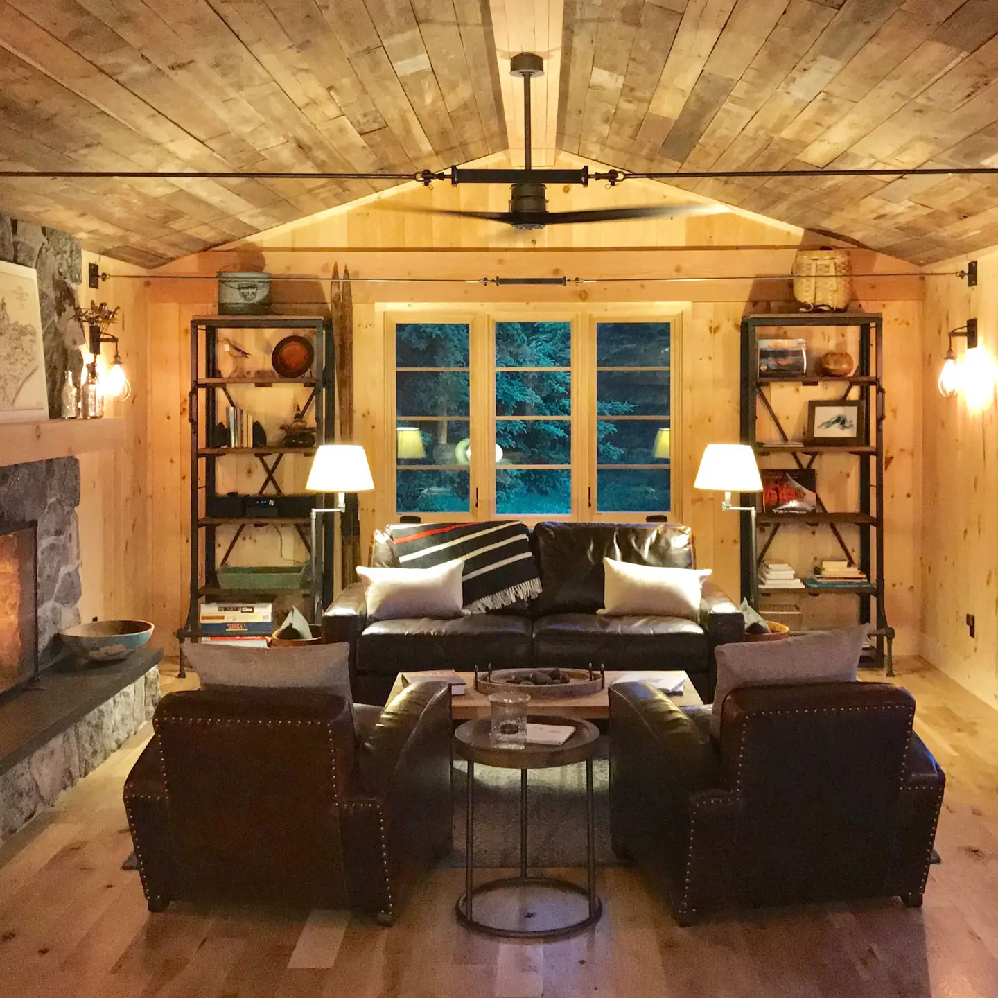 Cabin Flooring Ideas Modern Log Cabin With Vineyard Views, Penn Yan