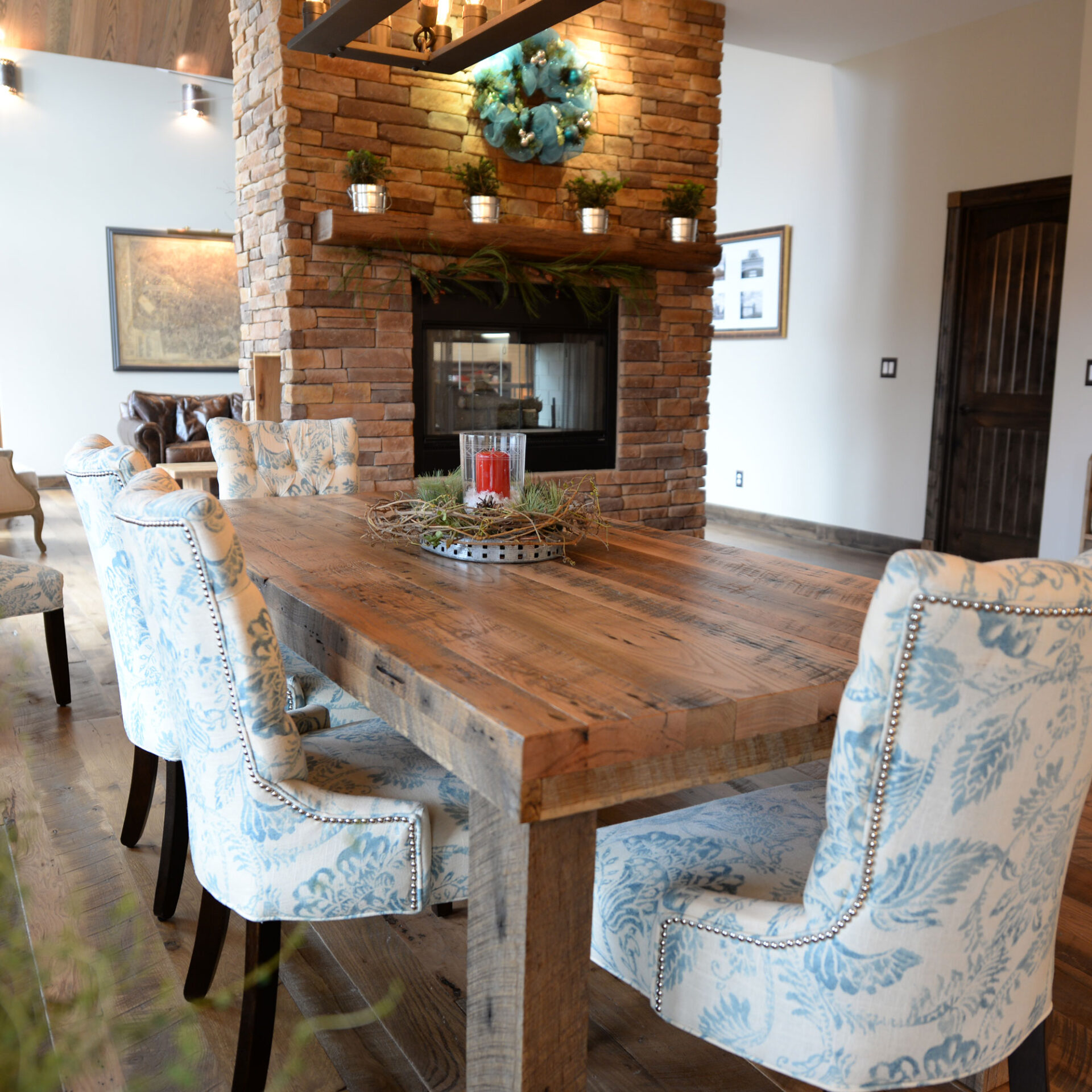 Rustic Oak Reclaimed Wood Table