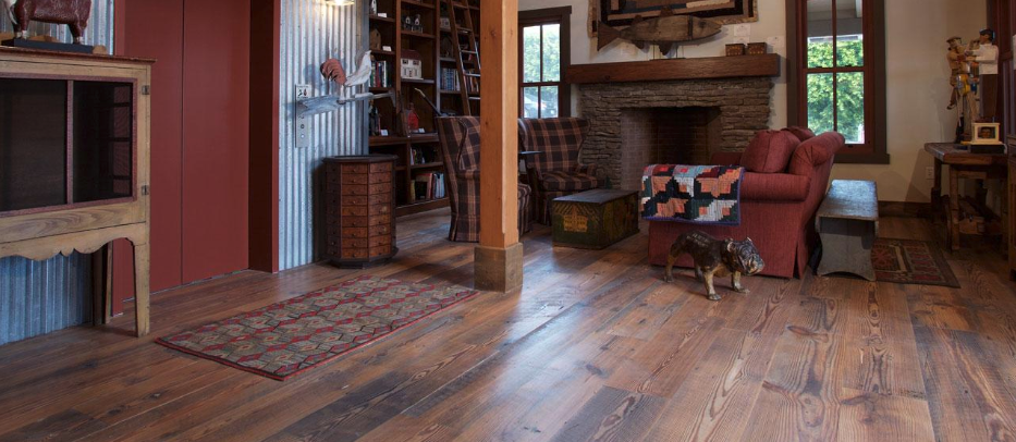 Antique Pine Floor