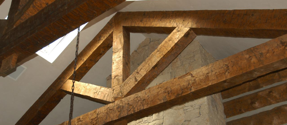 decorative truss beams