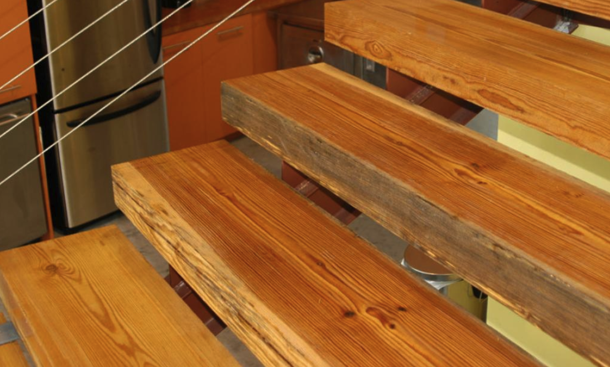 boxy stair treads