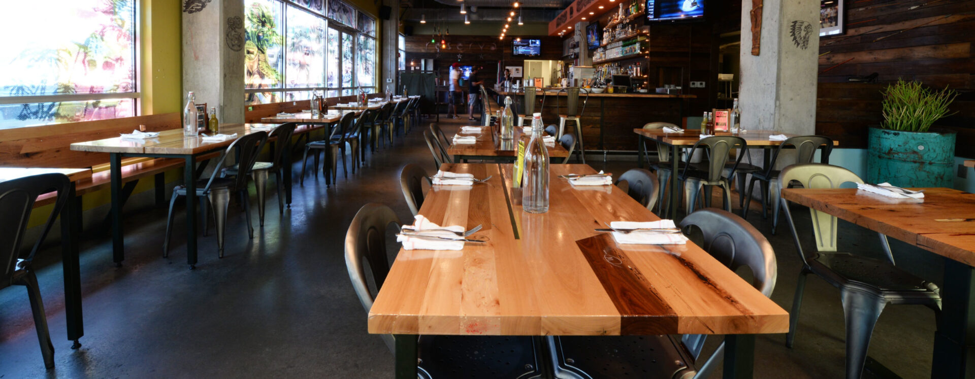 Mixed Reclaimed Wood Table Tops