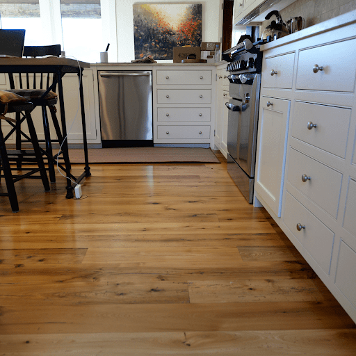 kitchen reclaimed wood floors