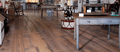 reclaimed wood store floors