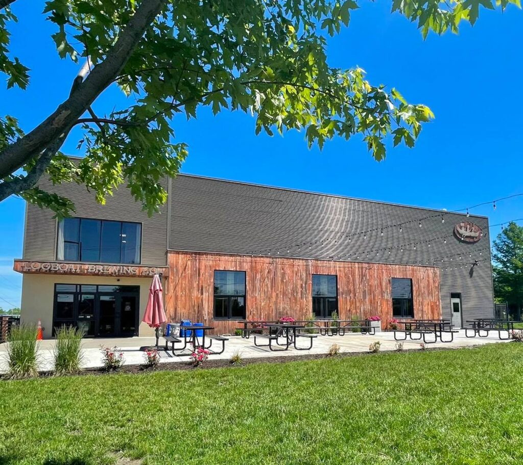 Logboat Brewery Exterior Paneling