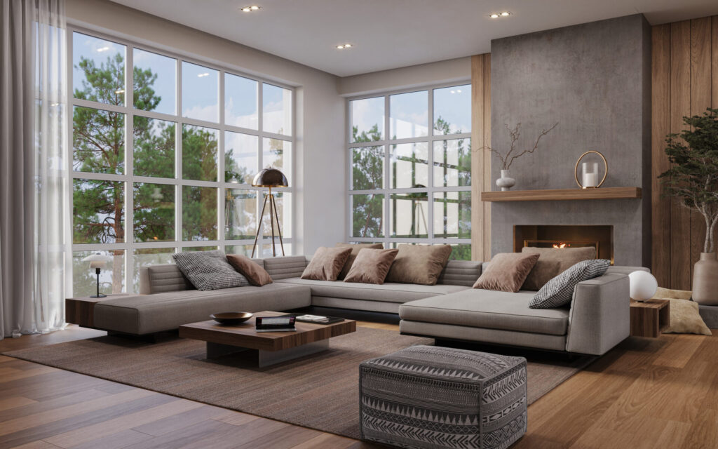 Contemporary Wood Design Accents